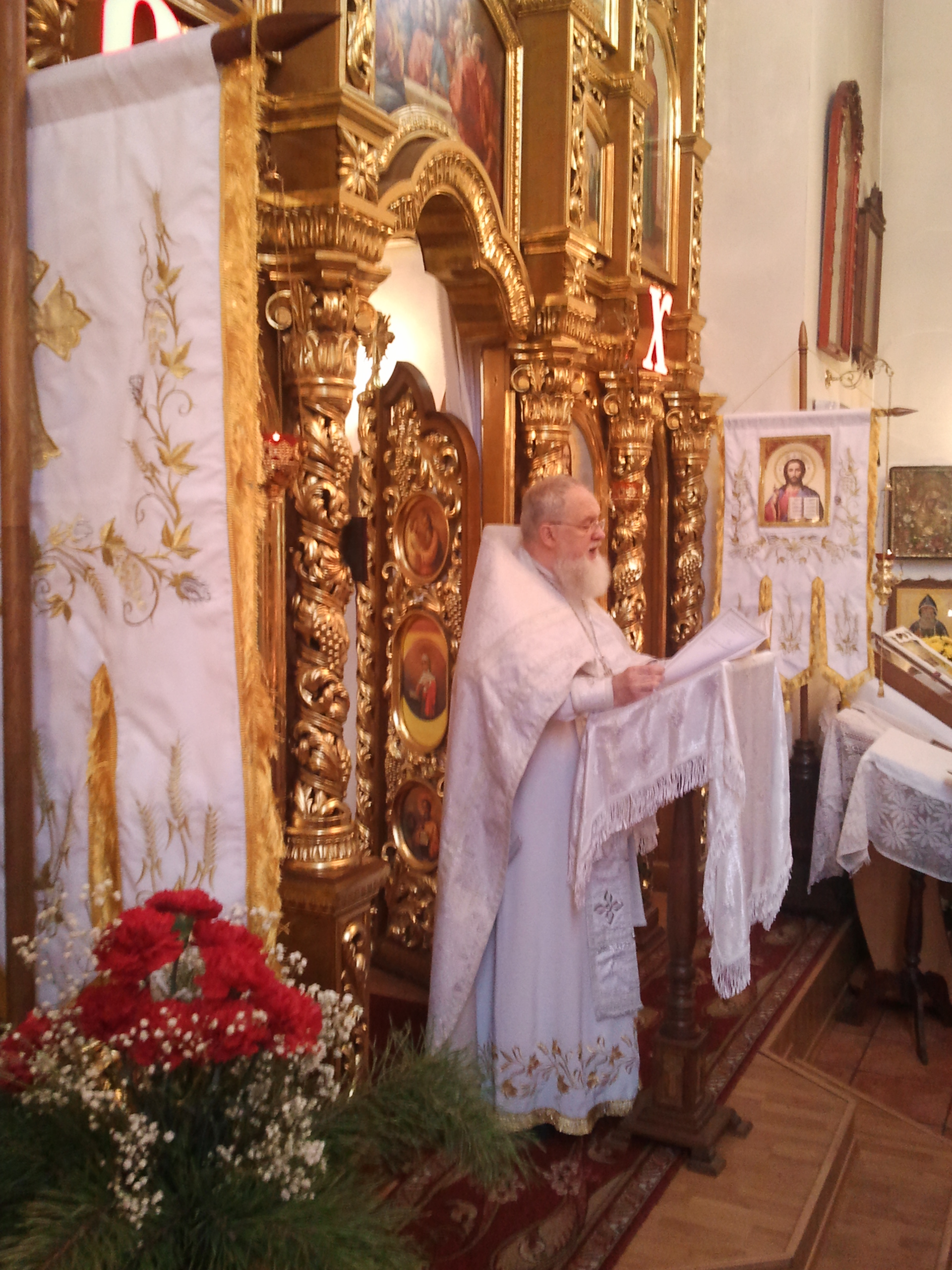 Праздник Рождества Христова в Свято-Вонифатьевском храме. 7 января 2014 года.